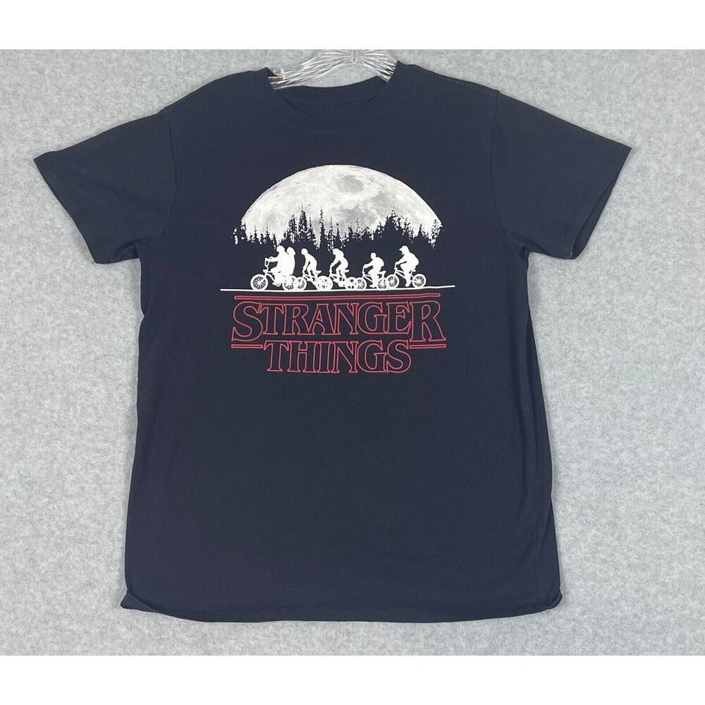 Netflix Stranger‎ Things T Shirt Size L Black